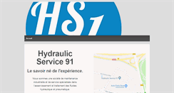 Desktop Screenshot of hydraulicservice91.fr