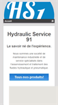 Mobile Screenshot of hydraulicservice91.fr